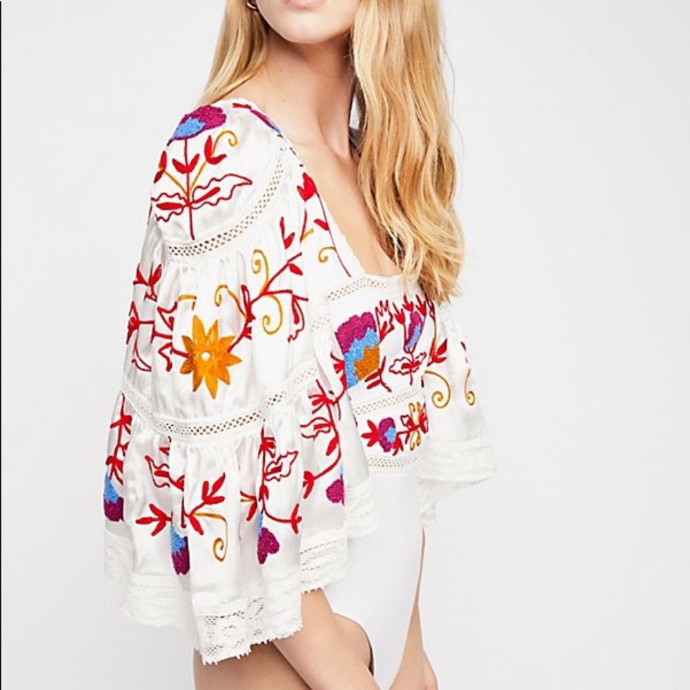 Free People Sunny Meadow Bodysuit XS